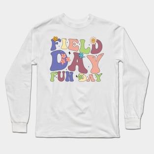 Field Day Fun Day 2024 Field Day Teacher Student Kids, Happy Field Day, Last Day Of School Long Sleeve T-Shirt